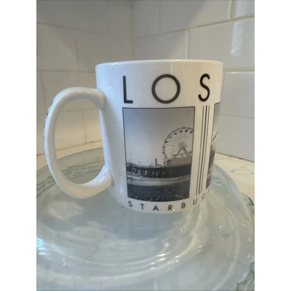Starbucks 2005 City Scenes Series 18 oz Los Angeles Coffee Mug/Cup By Barista